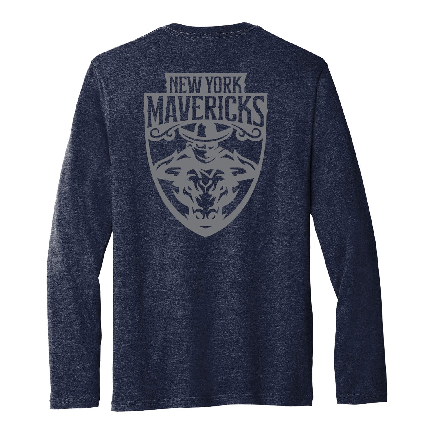 New York Mavericks Shield Long Sleeve T-Shirt - Back View