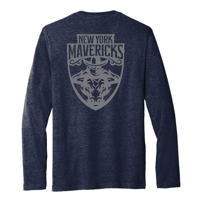 New York Mavericks Shield Long Sleeve T-Shirt - Back View