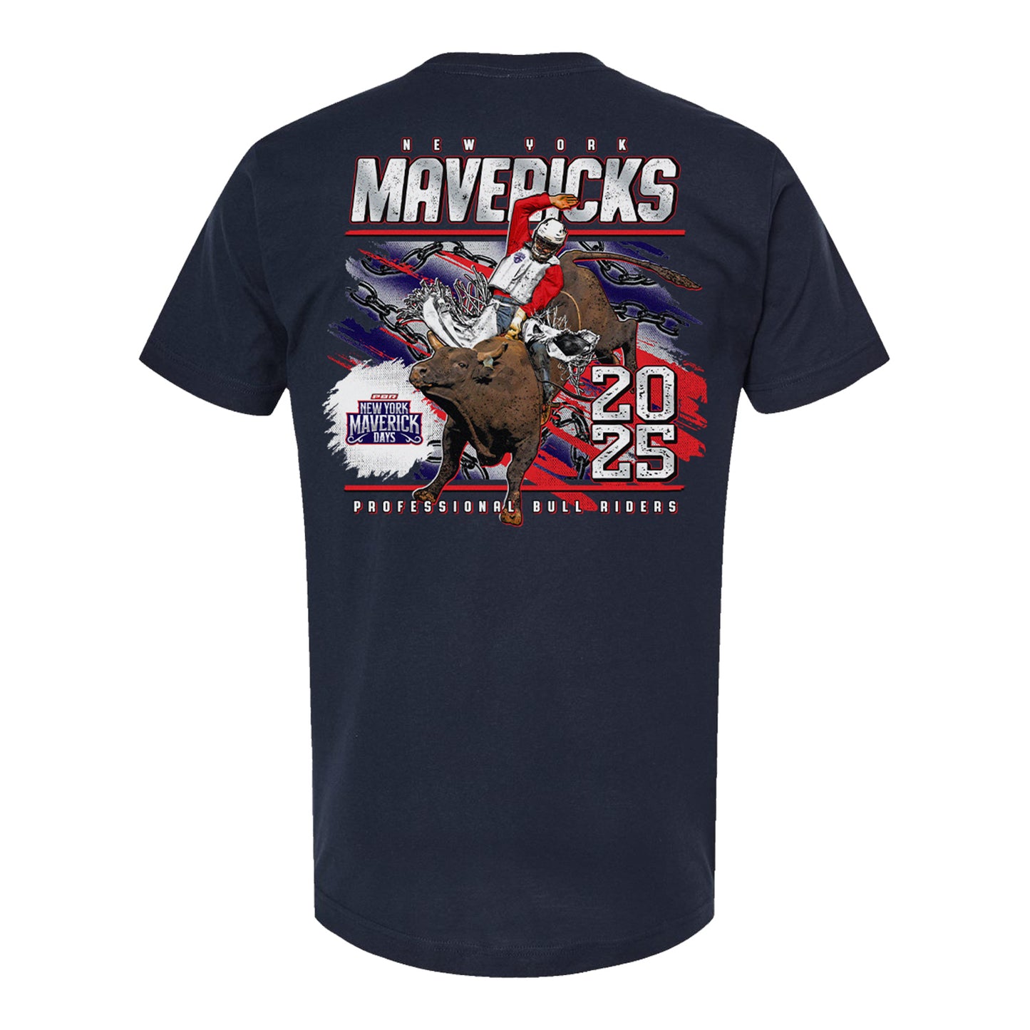 New York Mavericks 2025 Event T-Shirt - Back View