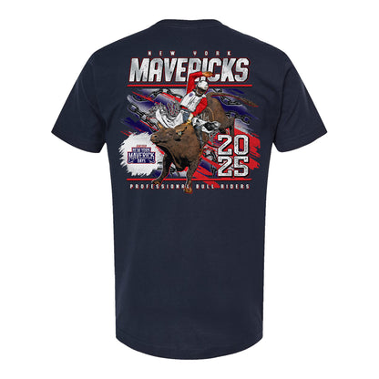 New York Mavericks 2025 Event T-Shirt - Back View