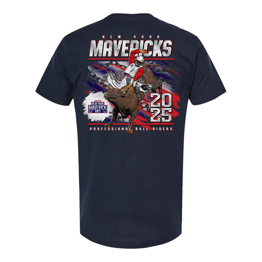 New York Mavericks 2025 Event T-Shirt - Back View