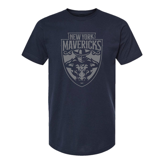 New York Mavericks Logo T-Shirt - Navy
