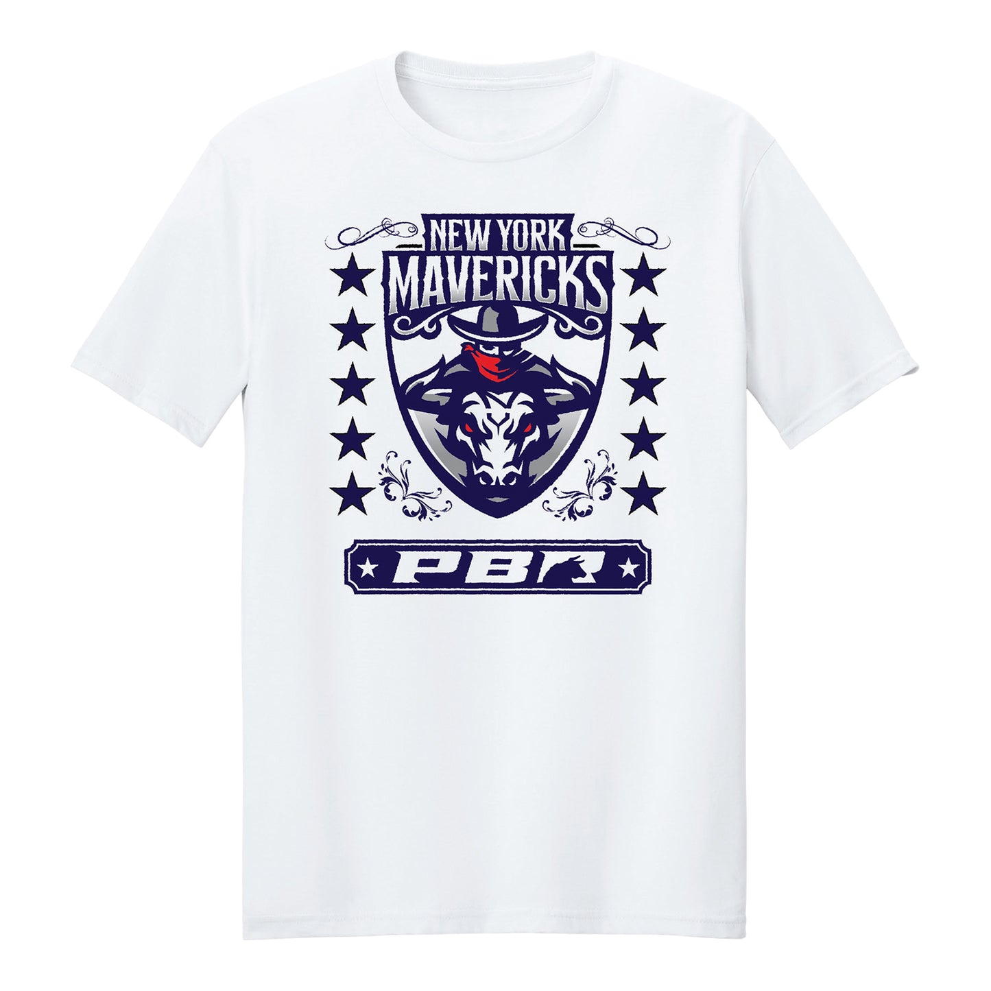 New York Mavericks Crest T-Shirt - White