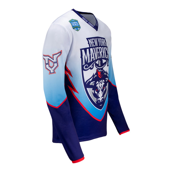 New York Mavericks Jersey - Angled Right Side View