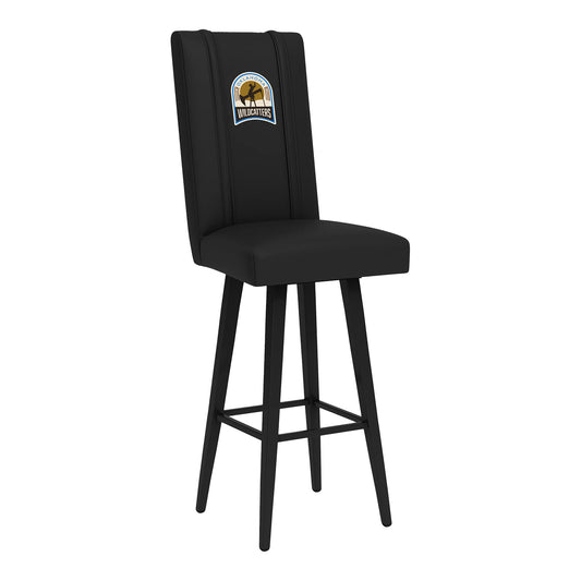 Oklahoma Wildcatters Swivel Barstool - Angled Front Right Side View