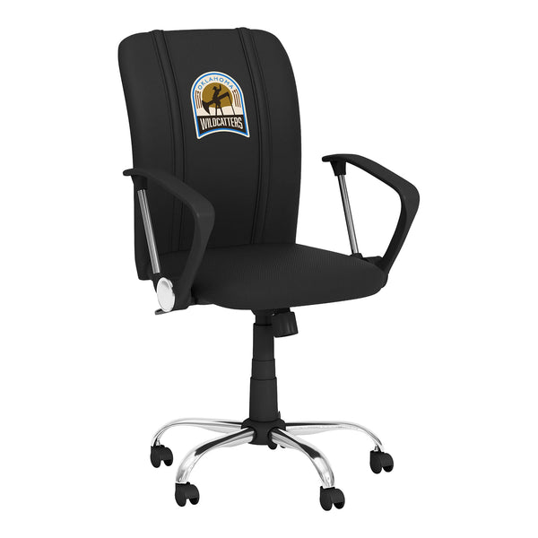 Oklahoma Wildcatters Curve Task Chair - Angled Front Right View
