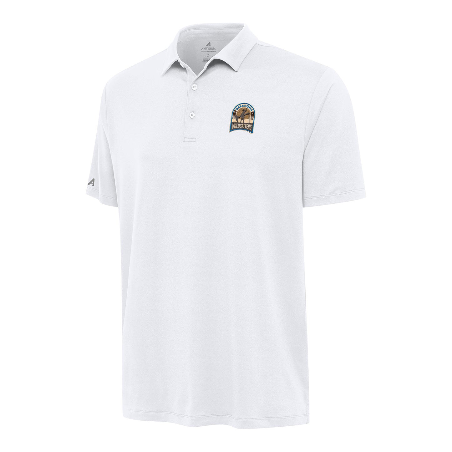 PBR x Antigua Oklahoma Wildcatters Reprocess Polo - White