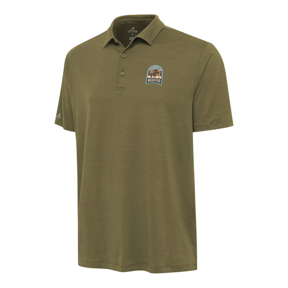 PBR x Antigua Oklahoma Wildcatters Reprocess Polo - Burnt Olive