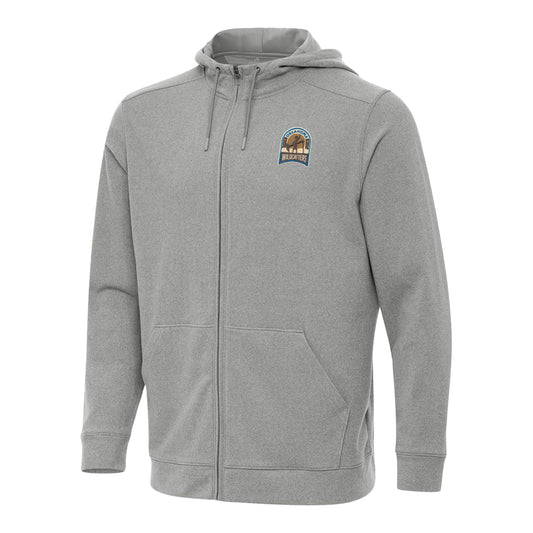 Oklahoma Wildcatters Effortless Full Zip Hoodie - Front View