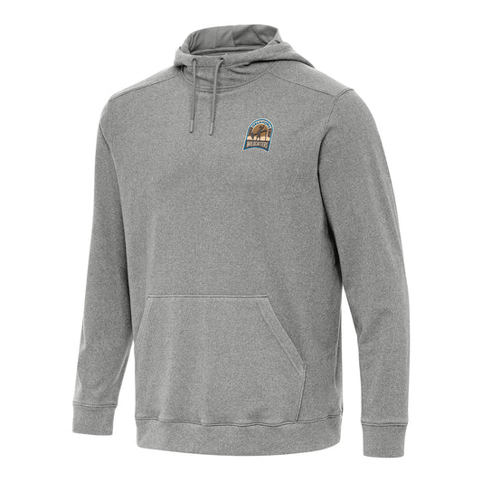 PBR x Antigua Oklahoma Wildcatters Cloud Pullover Hoodie - Black Heather