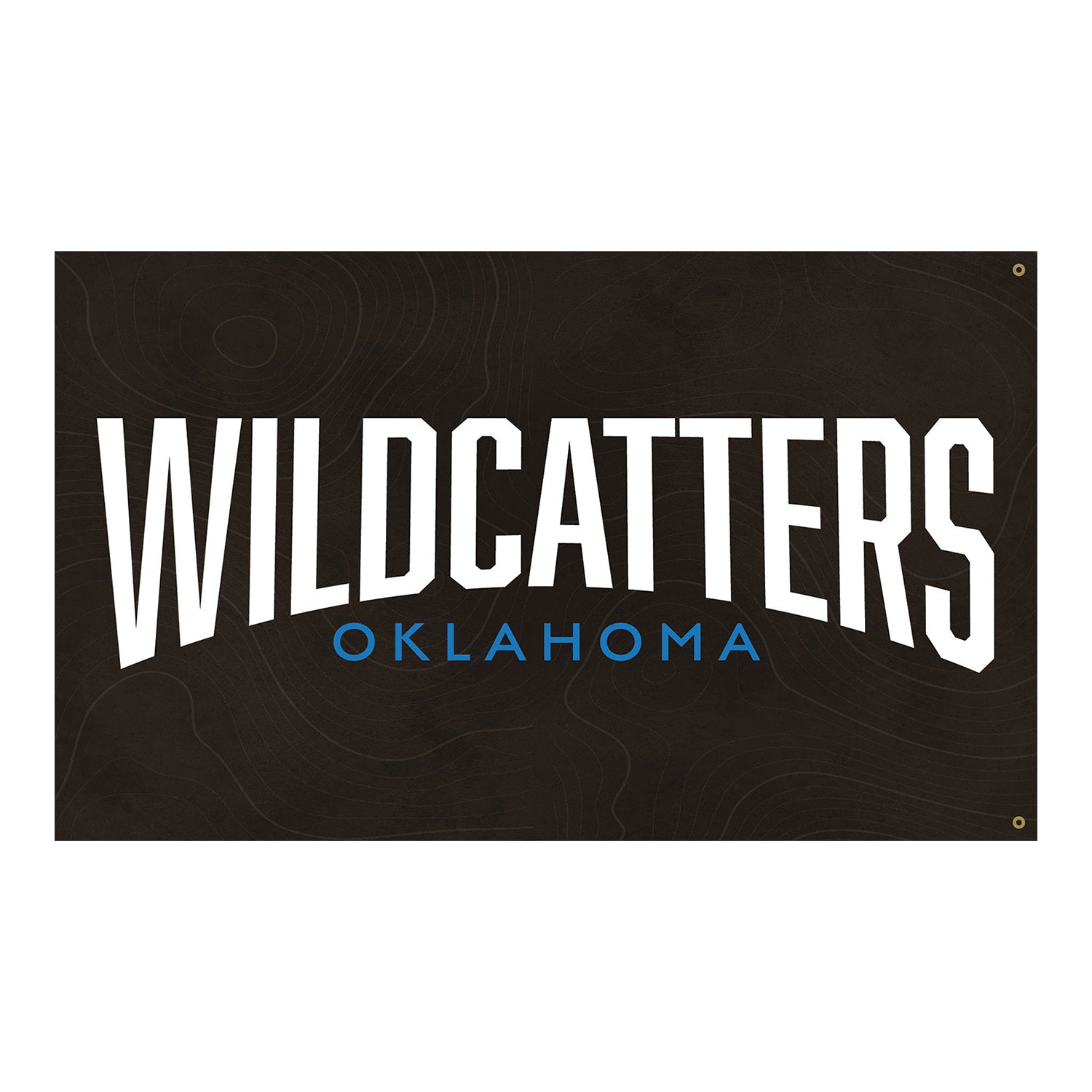 Oklahoma Wildcatters 3' x 5' Team Flag - Back View