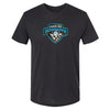 Carolina Cowboys T-Shirt in Black - Front View