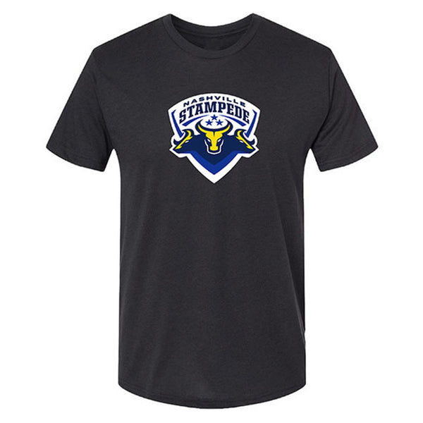 Nashville Stampede T-Shirt in Black - Front View