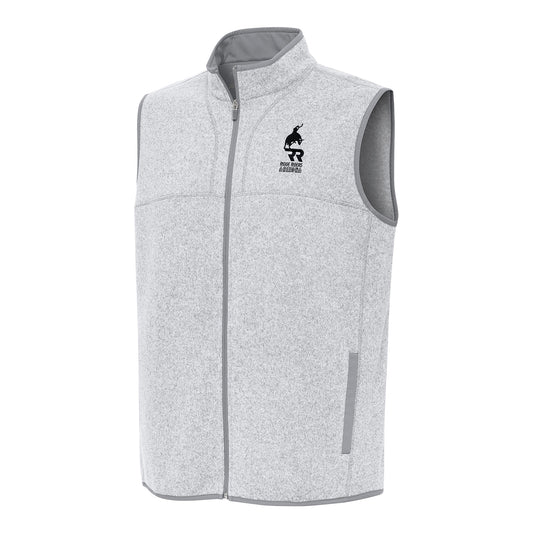 PBR x Antigua Arizona Ridge Riders Fortune Vest - Light Grey Heather