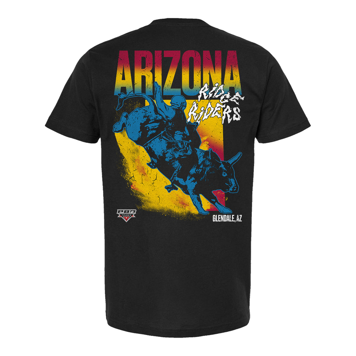 Ridge Riders Color Haze T-Shirt - Black