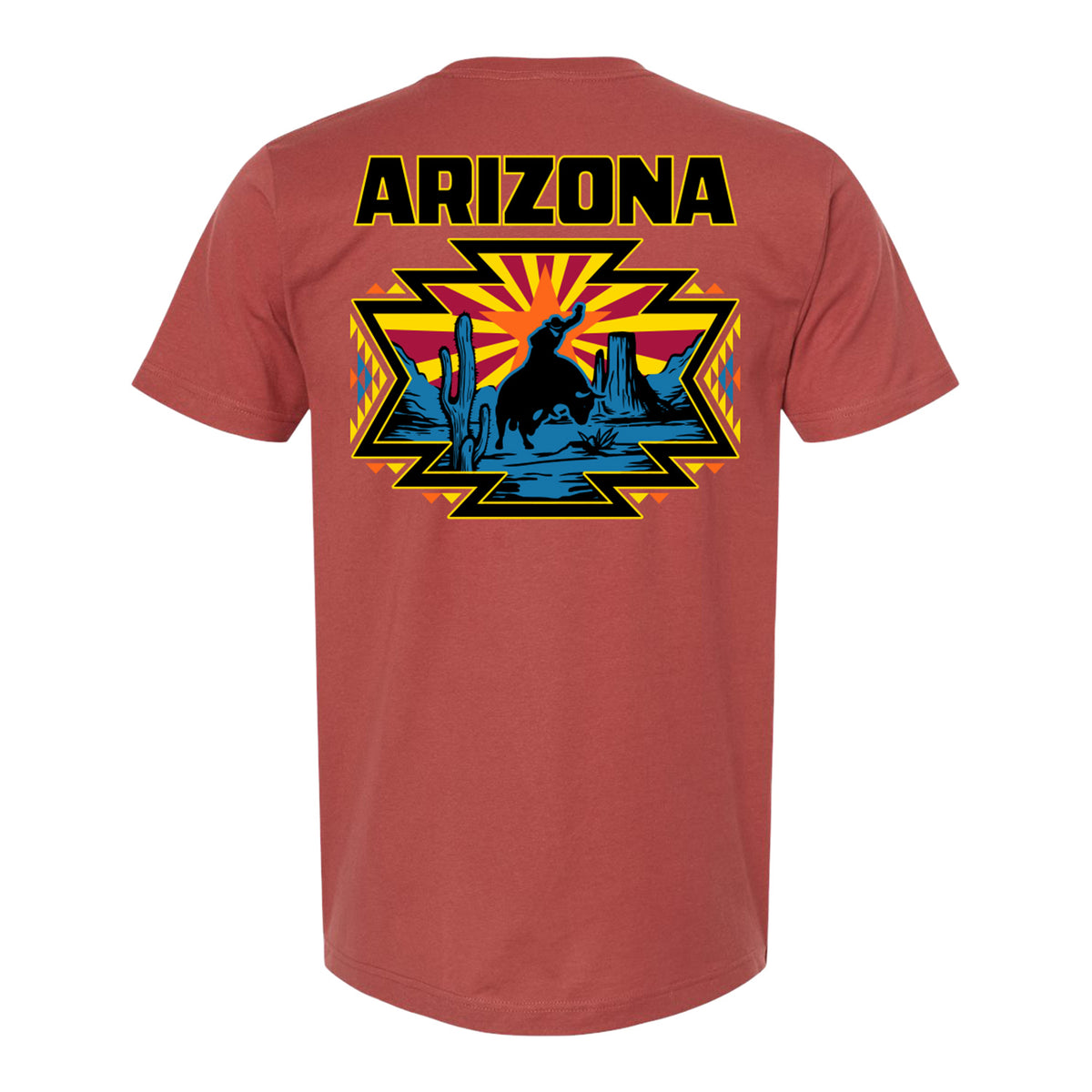 Ridge Riders Arizona Flag Sunset T-Shirt