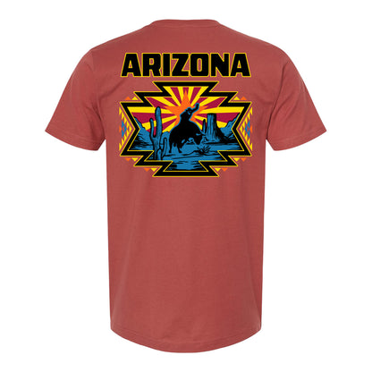 Ridge Riders Arizona Flag Sunset T-Shirt