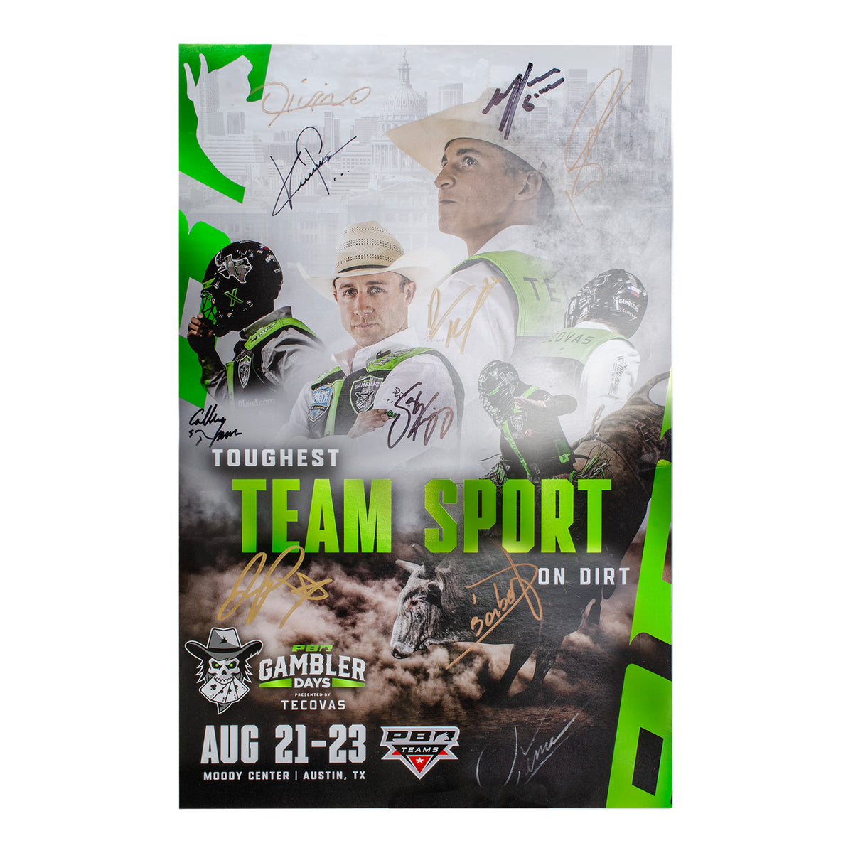 PBR Gambler Days Signed Event Poster