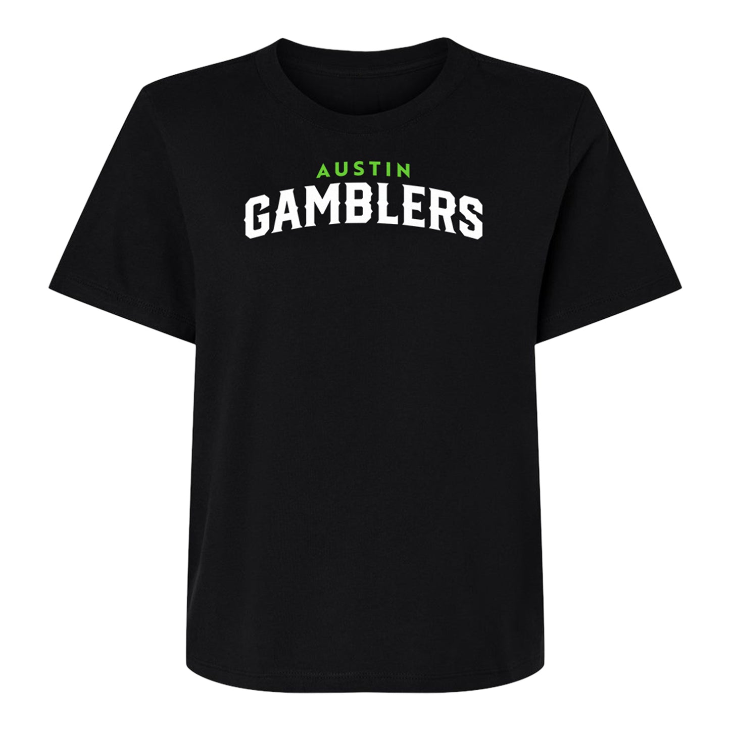 Ladies Austin Gamblers Multi Icon T-Shirt - Black