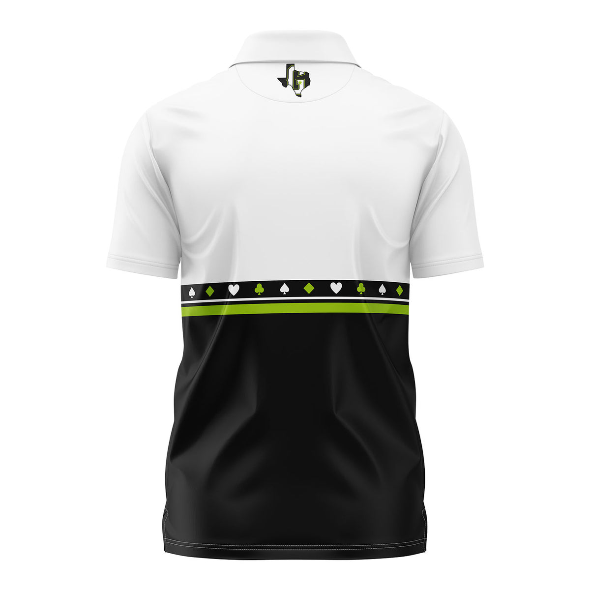 Austin Gamblers Royal Flush Polo - White