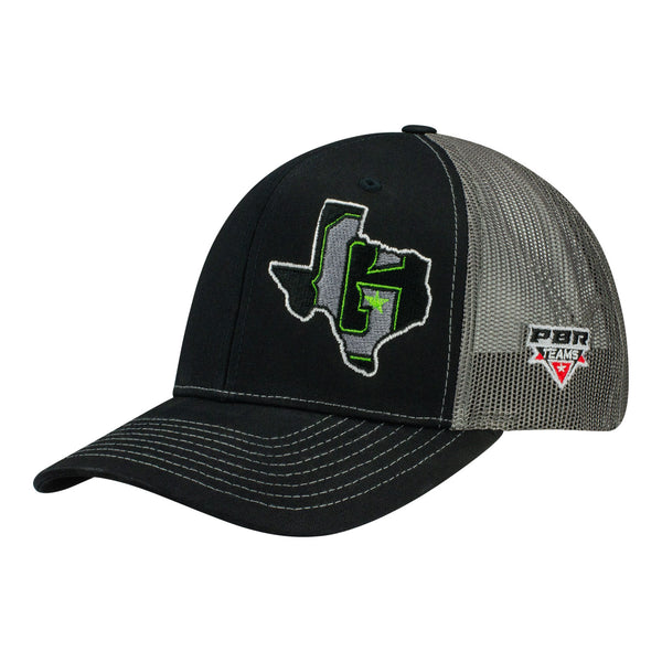 Austin Gamblers 112 Trucker Hat in Black - Left Side View