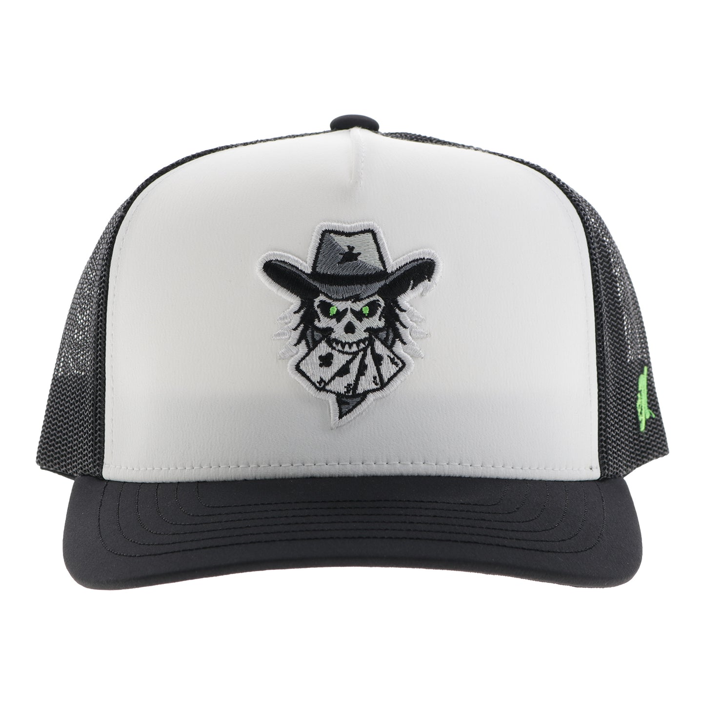 Austin Gamblers Hooey Wild Bill Logo Trucker Hat - White/Black