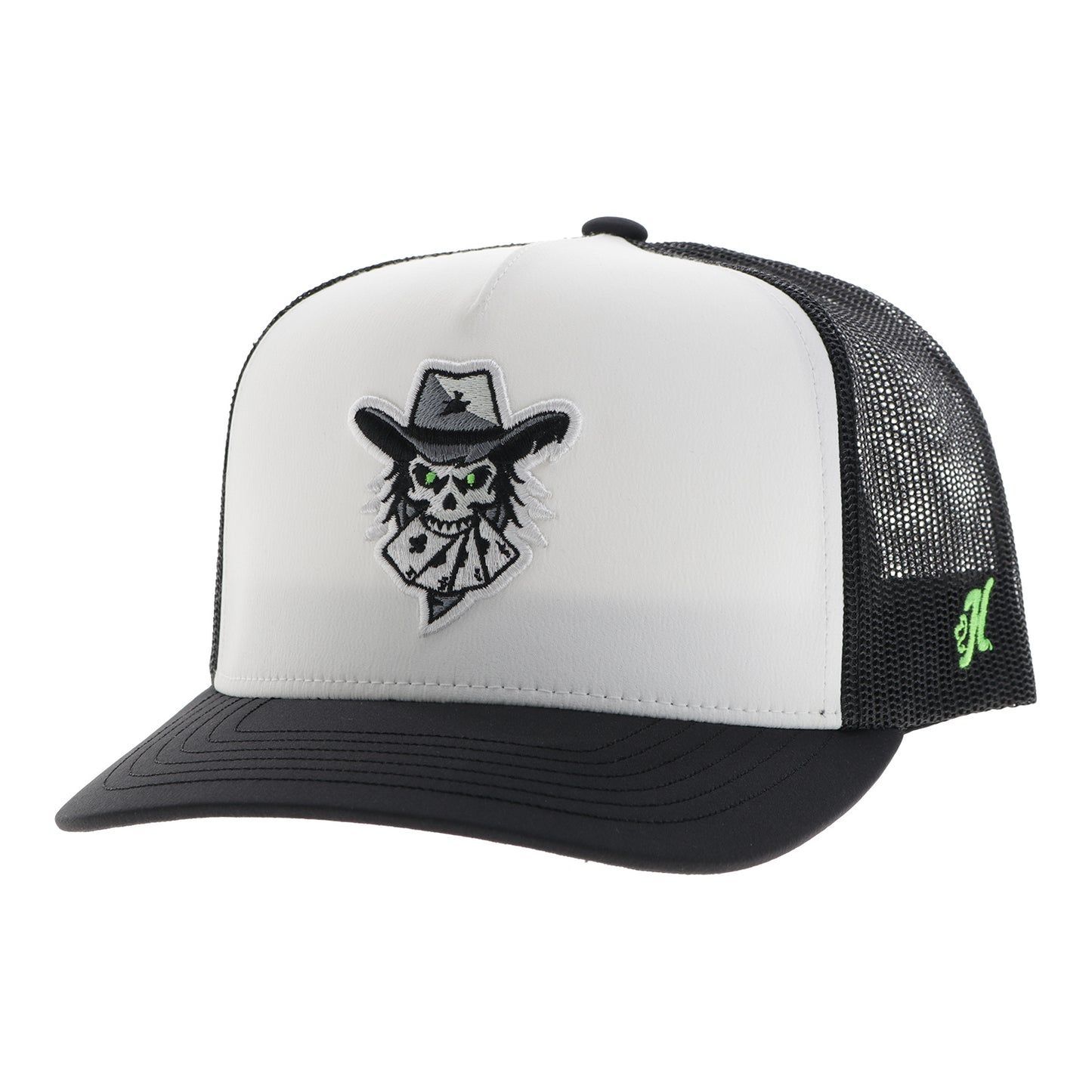 Austin Gamblers Hooey Wild Bill Logo Trucker Hat - White/Black