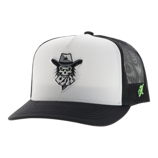 Austin Gamblers Hooey Wild Bill Logo Trucker Hat - White/Black