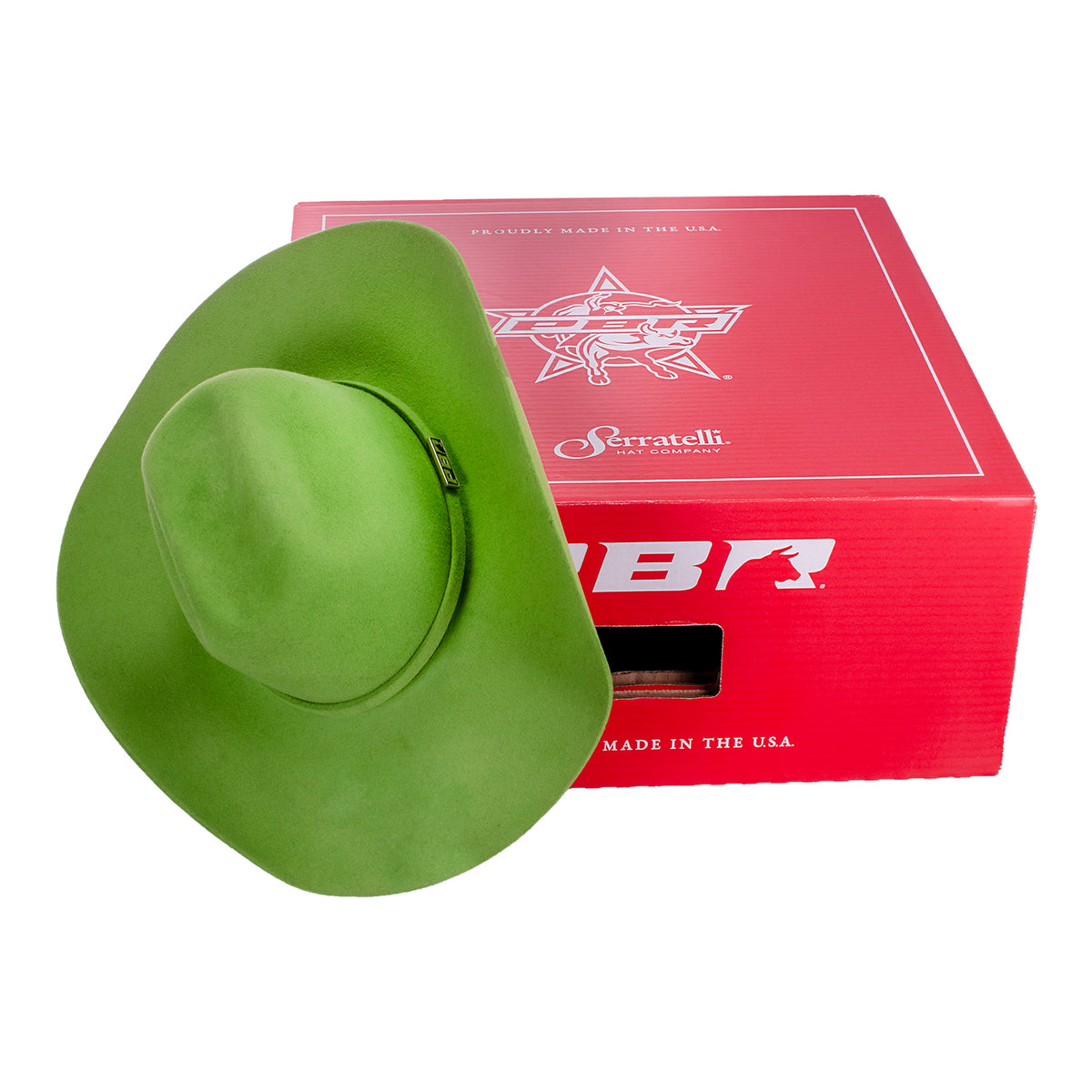 PBR Austin Gamblers Serratelli Cowboy Hat - Green