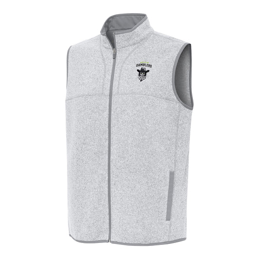 PBR x Antigua Austin Gamblers Fortune Vest - Light Grey Heather