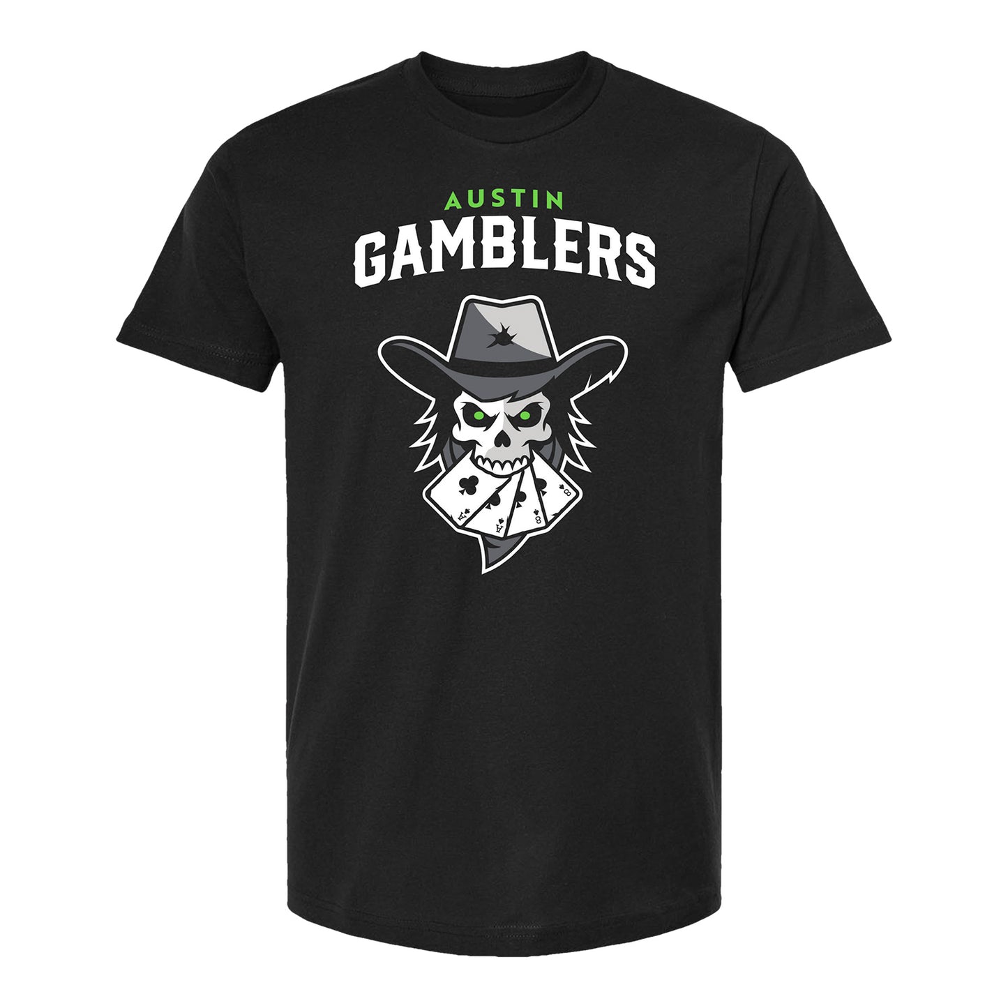 Austin Gamblers Logo T-Shirt - Black