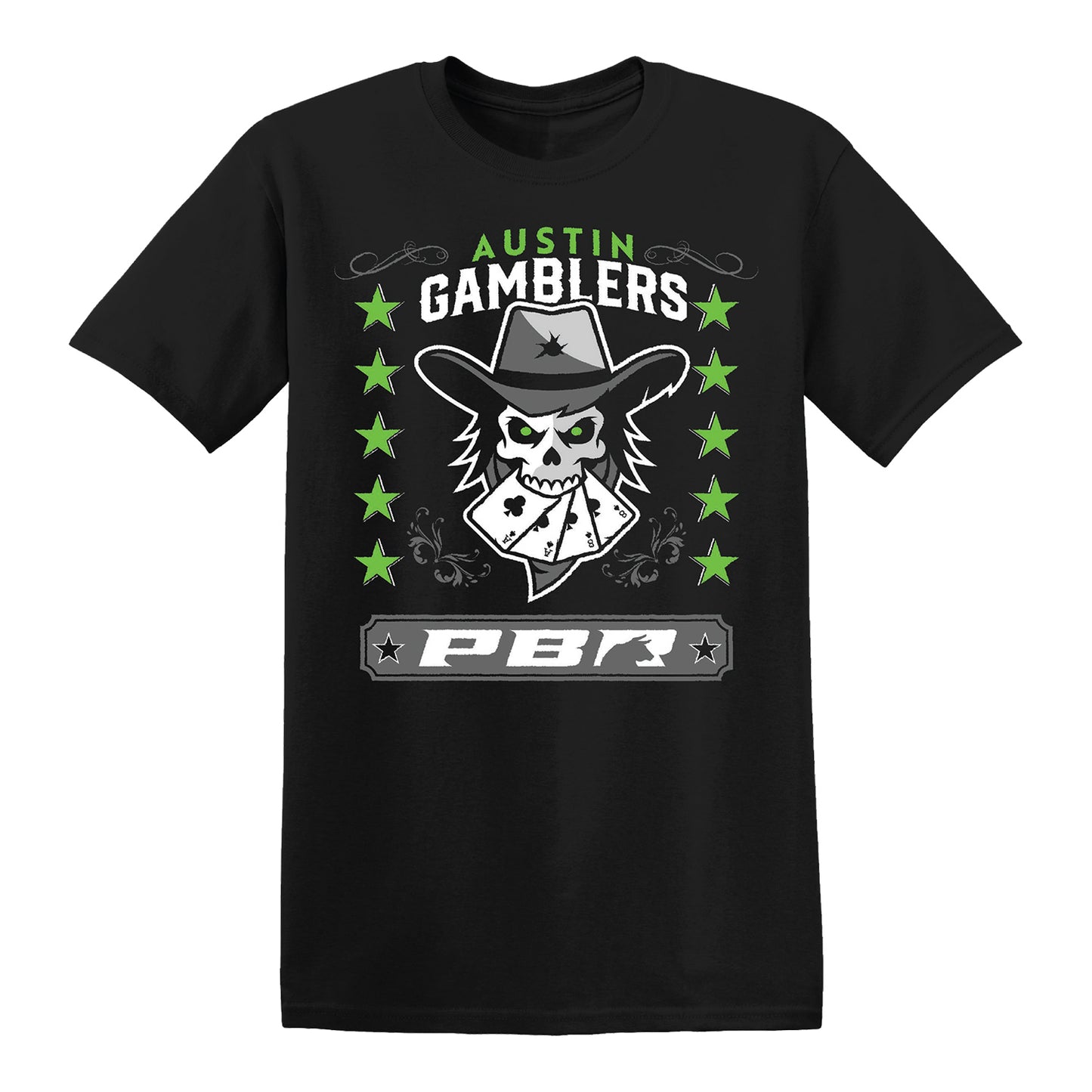 Austin Gamblers Crest T-Shirt - Black