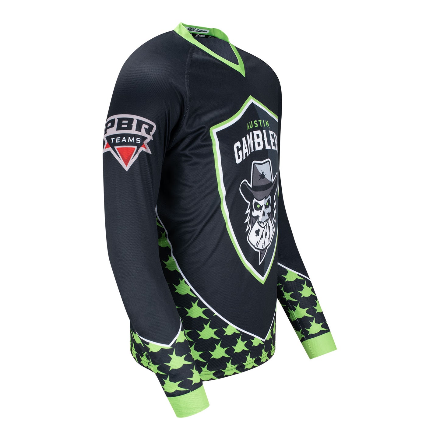 Austin Gamblers Personalized Jersey - Back View - Right Side View