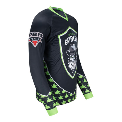 Austin Gamblers Personalized Jersey - Back View - Right Side View