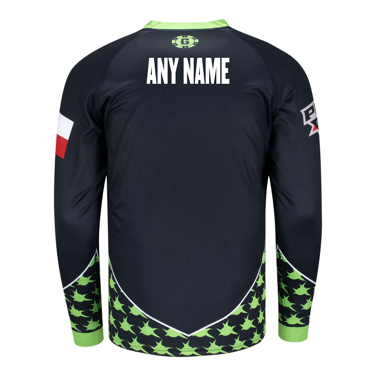 Austin Gamblers Personalized Jersey - Back View - Back 'Any Name' View