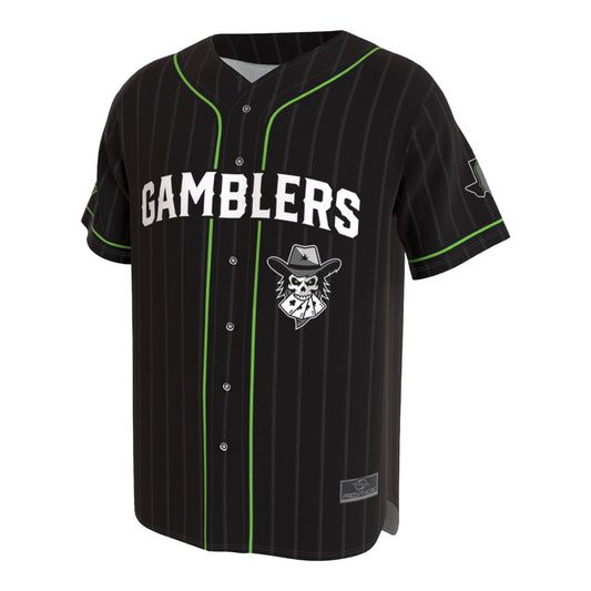 PBR Austin Gambers Baseball Jersey - Black