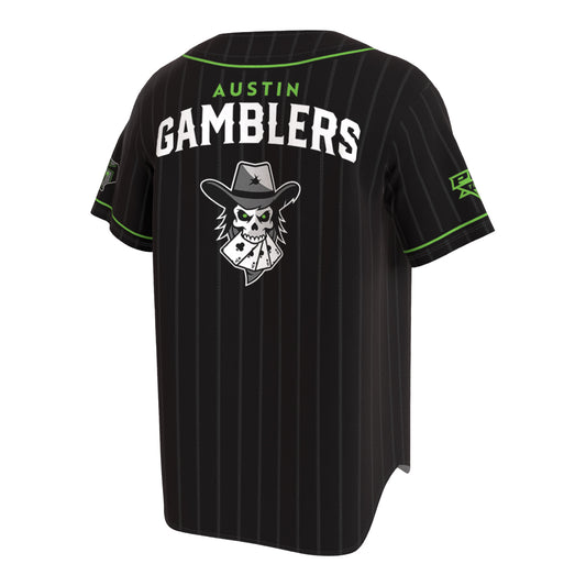 PBR Austin Gambers Baseball Jersey - Black