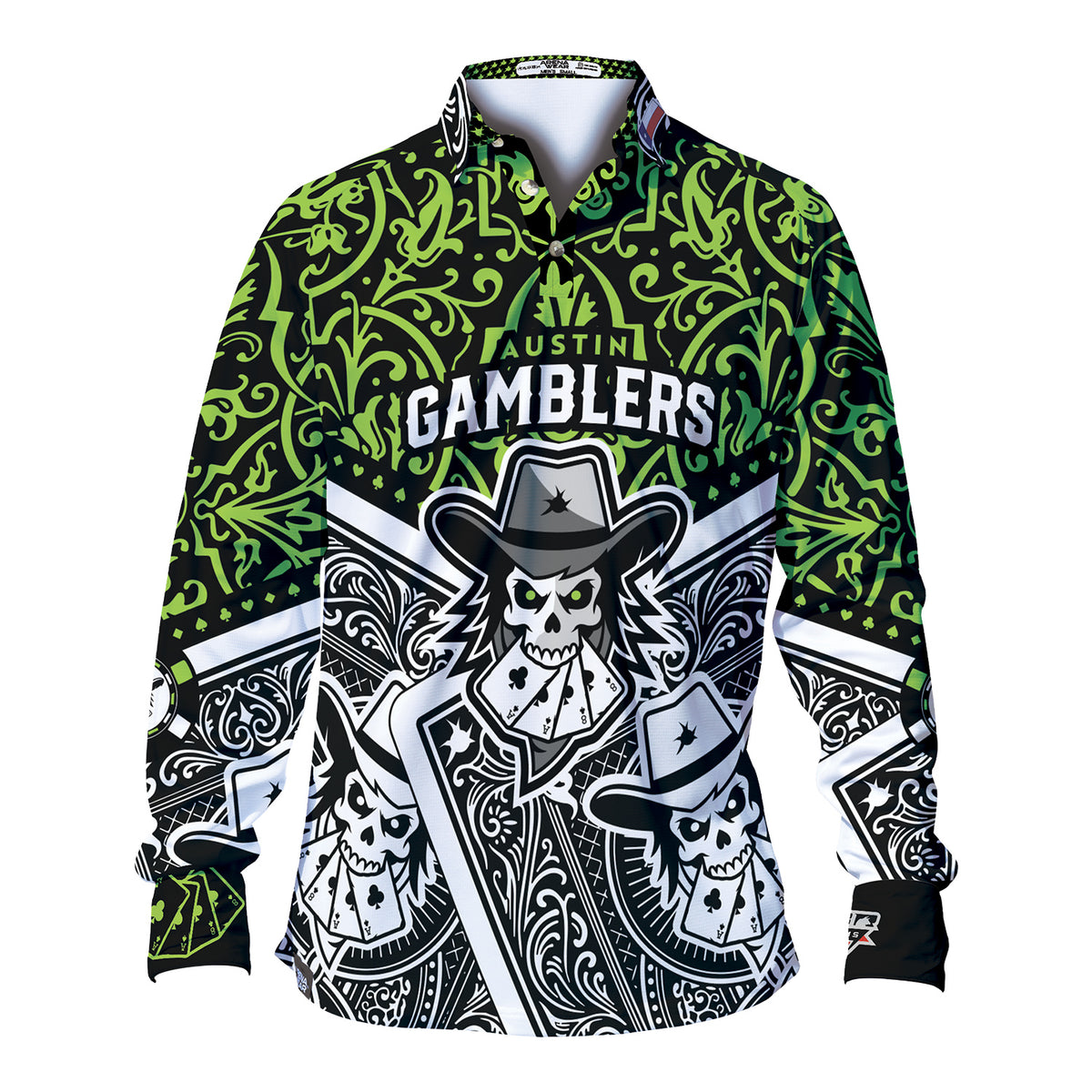 Austin Gamblers Wildcard Rider Authentic Jersey - Black