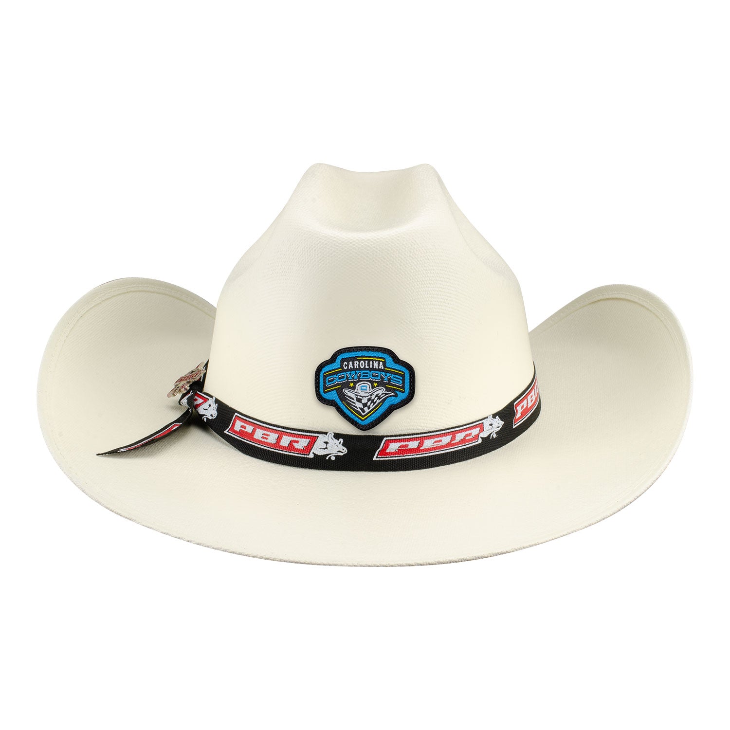 Carolina Cowboys Icon Hat Patch - On Hat View