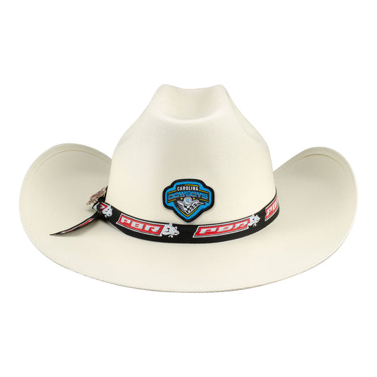 Carolina Cowboys Icon Hat Patch - On Hat View