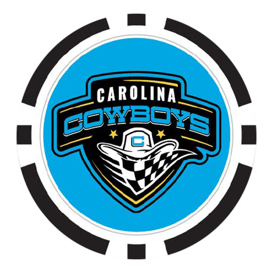 PBR Carolina Cowboys Ball Marker - Team Logo Front View