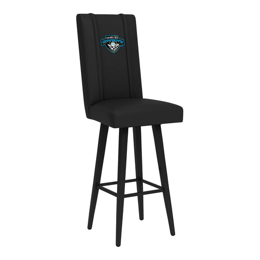 Carolina Cowboys Swivel Barstool - Angled Front Right View