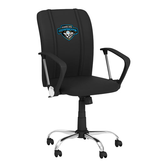 Carolina Cowboys Curve Task Chair - Angled Front Right View