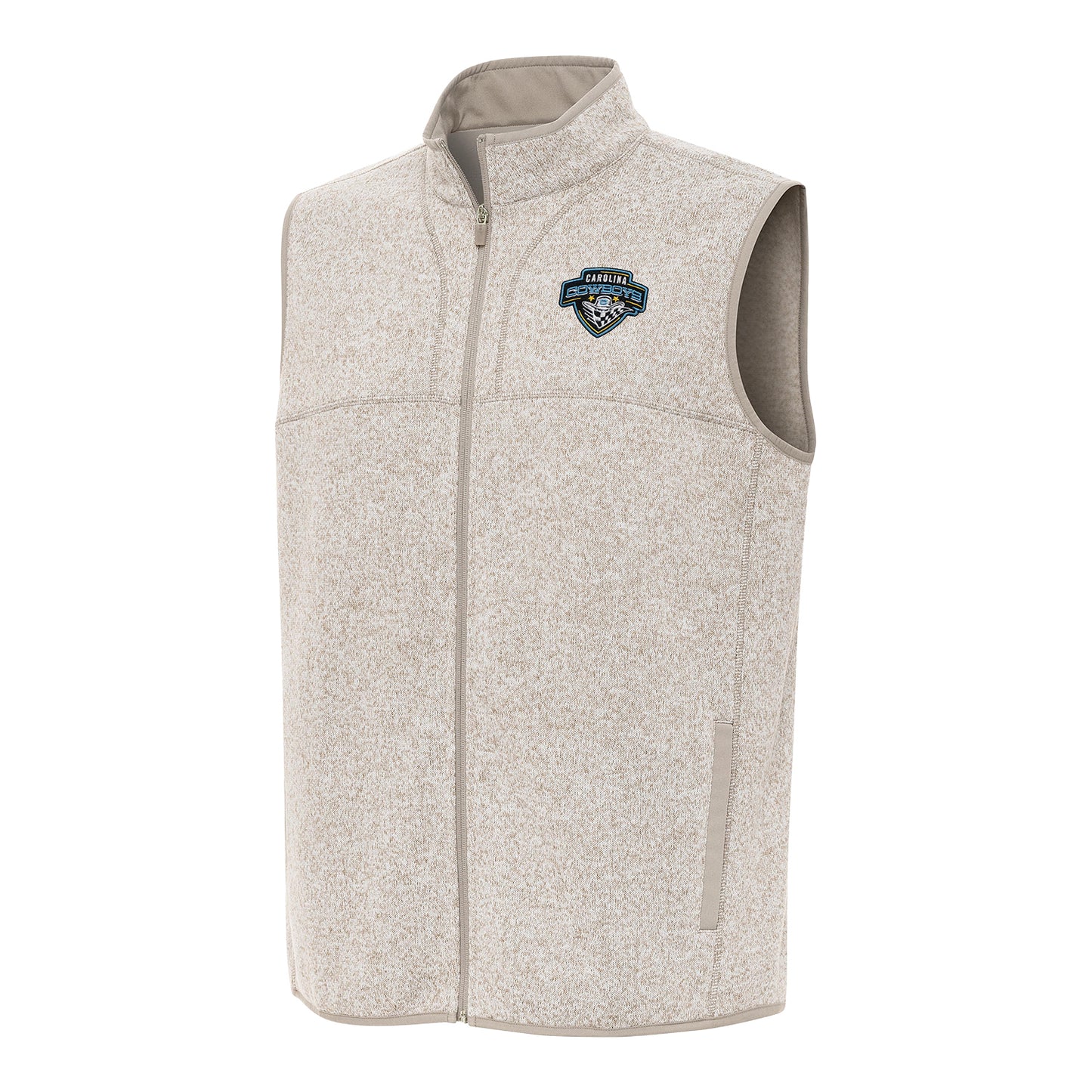 PBR x Antigua Carolina Cowboys Fortune Vest - Oatmeal Heather