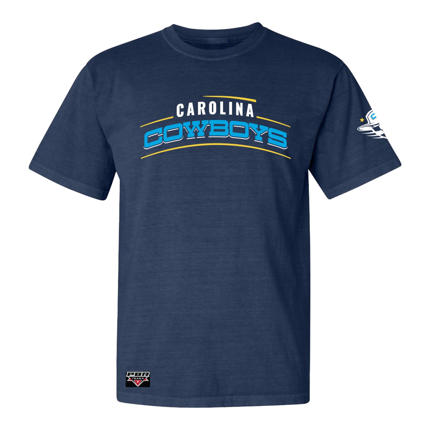 Carolina Cowboys Icon T-Shirt in Midnight - Front View