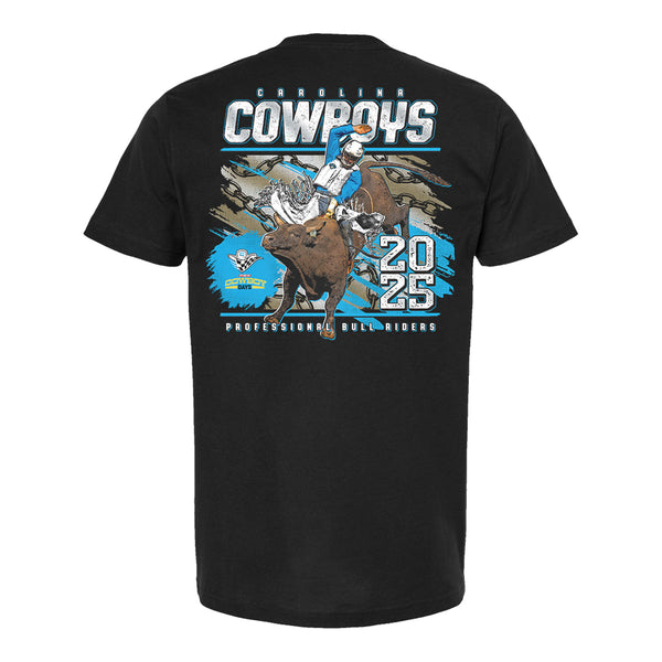 Carolina Cowboys 2025 Event T-Shirt - Back View