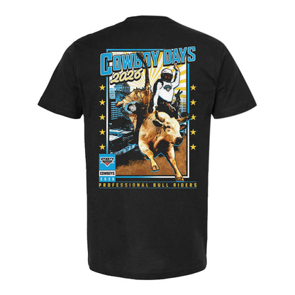 PBR Teams 2026 Cowboy Days T-Shirt - Black