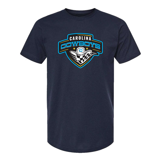 Carolina Cowboys Logo T-Shirt - Navy
