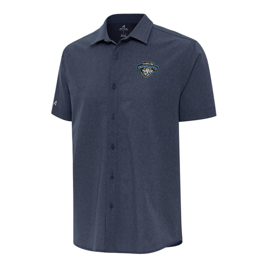 Carolina Cowboys Activate Woven Shirt - Front View