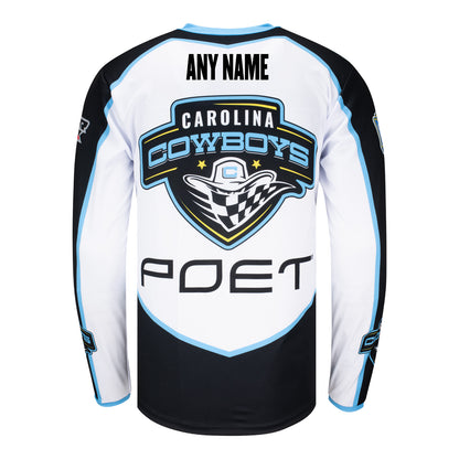 Carolina Cowboys Personalized Jersey - Back View